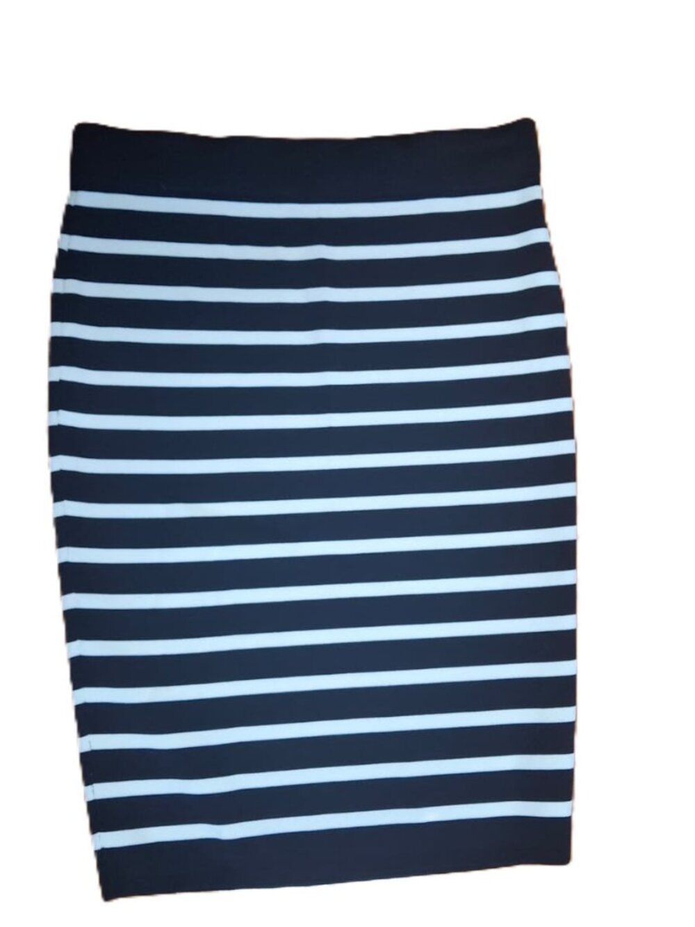 XOXO black and white horizontal striped bodycon pencil skirt, Size XL